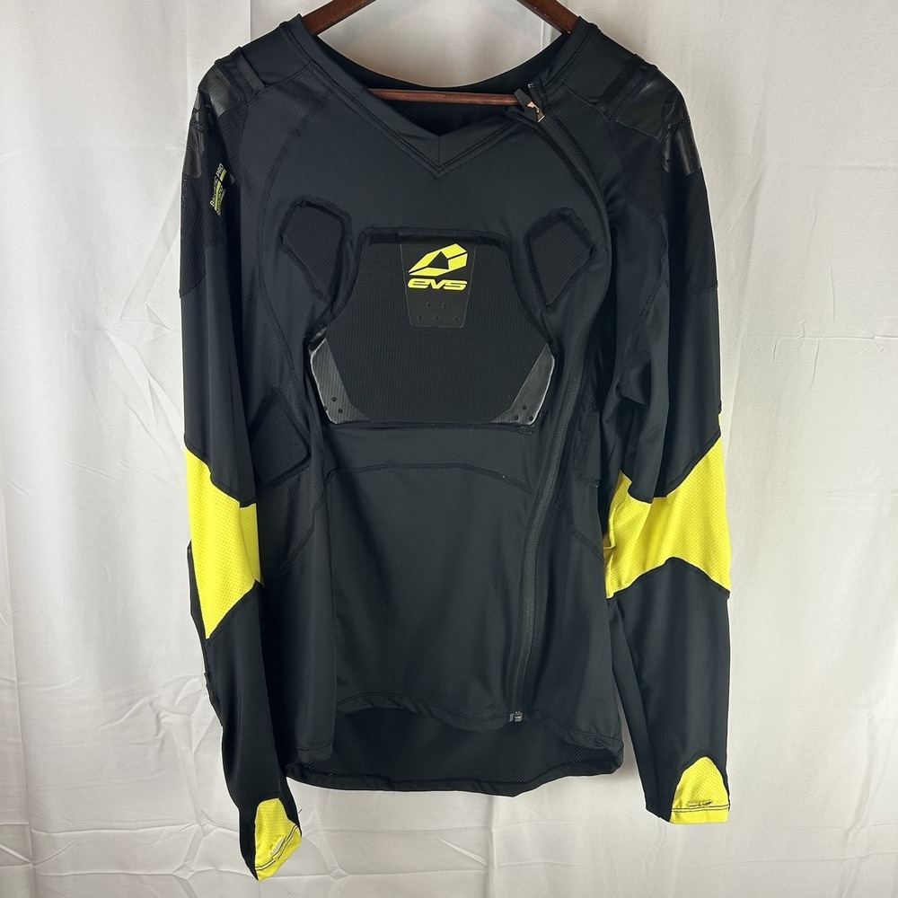 EVS Sports Mens Size 3XL Ballistic Pro‎ Impact Jersey Soft Pads Black